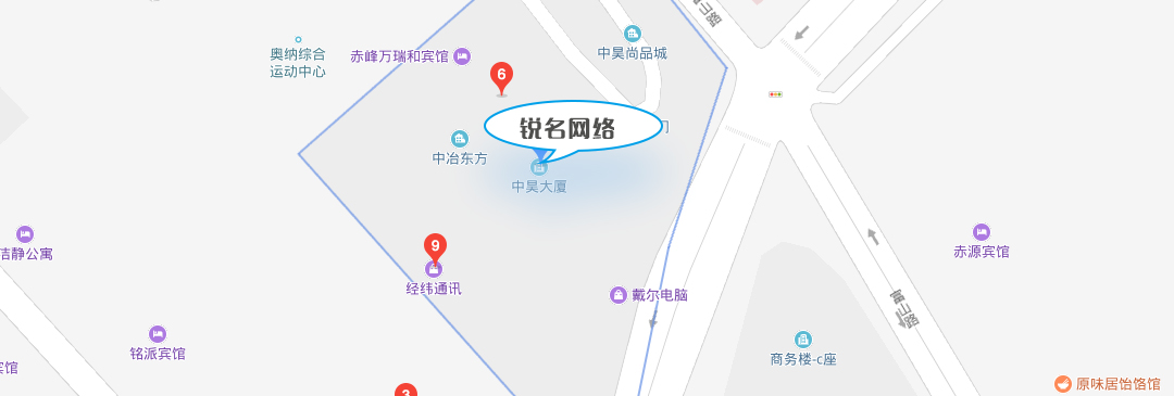 赤峰网站建设位置地图